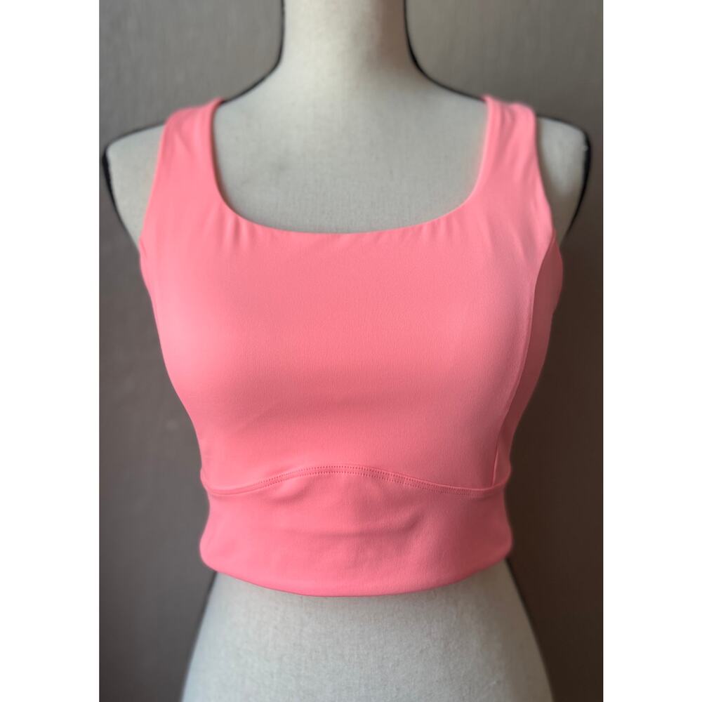 CALIA Women's  Athleisure Racerback Wireless Tank Bra Peach Pink Size Large